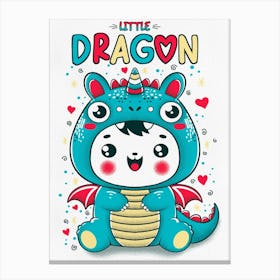 Little Dragon Canvas Print