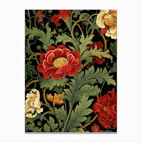 Floral Wallpaper 291 Canvas Print