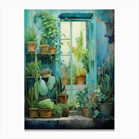 Cactus Garden 5 Canvas Print