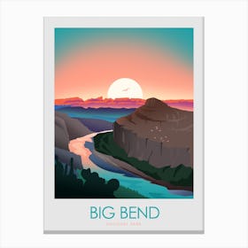 Bigbend Canvas Print