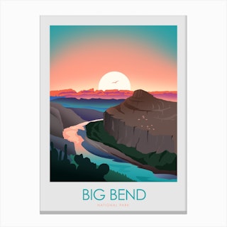 Bigbend Canvas Print