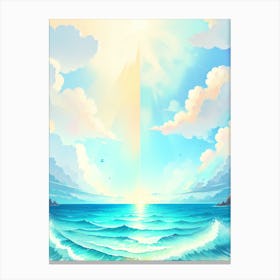 Ocean Background Canvas Print