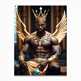 A handsome African God #2 Canvas Print