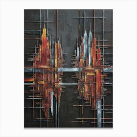 Abstract City Canvas Art Canvas Print