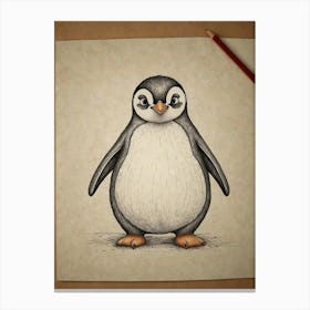 Penguin 6 Canvas Print