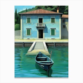 House On The Water Canvas Print