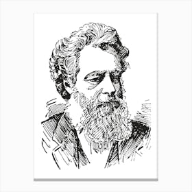 Charles Dickens Canvas Print