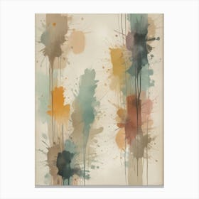 Abstract Watercolor Painting 45 Canvas Print