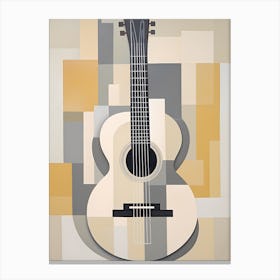 Guitar On The Wall Canvas Print
