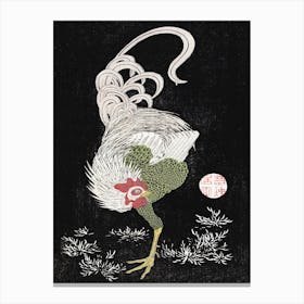 Japanese Rooster (18th Century), Itō Jakuchū Canvas Print