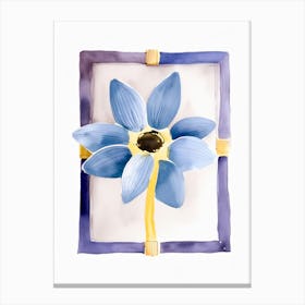 Blue Flower Canvas Print