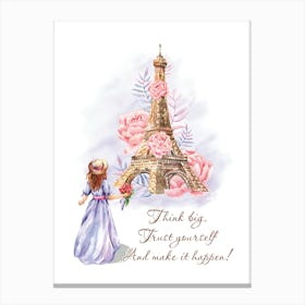 Eiffel Tower 8 Canvas Print