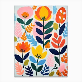 Flowers 10, Matisse style, Floral Canvas Print