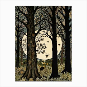 William Morris Bees In The Woods Canvas Print