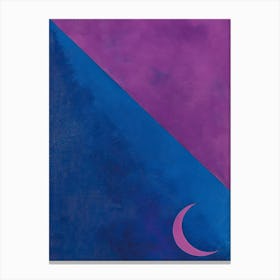 Moon And The Stars Canvas Print