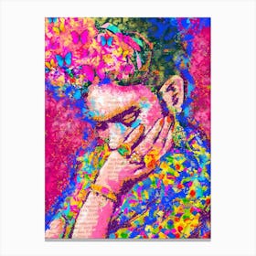 FRIDA THINKING 1 Canvas Print