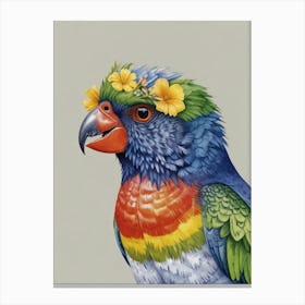 Rainbow Lorikeet Canvas Print