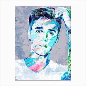 justin beber Canvas Print