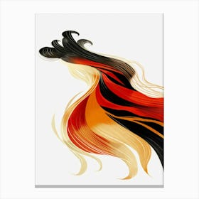 Flaming Hair Canvas Print