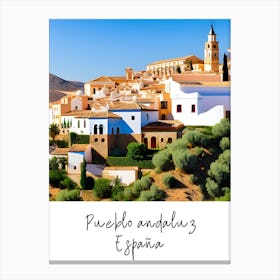 Andalusian Village, Spain 9 Canvas Print