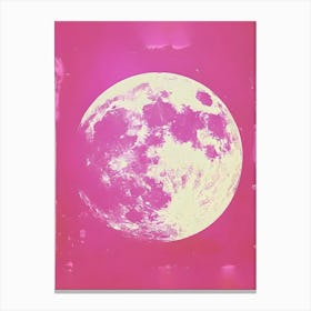 Pink Moon 5 Canvas Print