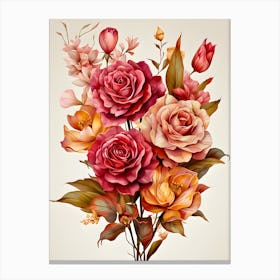 Radiant Reverie Dreamy Floral Euphoria Canvas Print