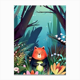 Luxmango Angry Bear Canvas Print