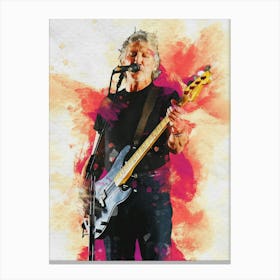 Smudge Roger Waters 18 May 2008 In London Arena Canvas Print