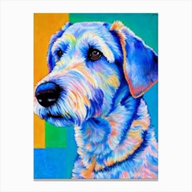Airedale Terrier 2 Fauvist Style dog Canvas Print