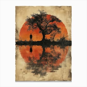 Savannah Sunset Canvas Print