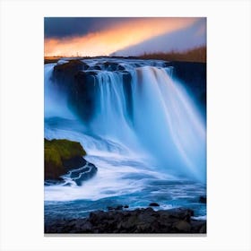 Goðafoss, Iceland Nat Viga Style (2) Canvas Print