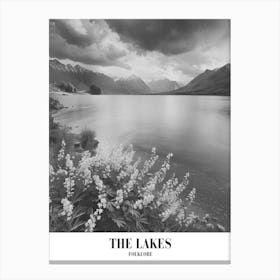 Taylor Swift The Lakes Wysteria Folklore Swifie Merch Black And White Canvas Print