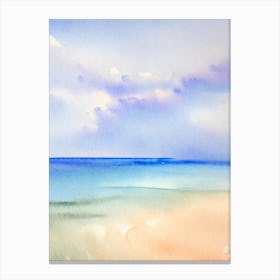 Porto Katsiki 3, Lefkada, Greece Watercolour Canvas Print