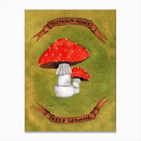 Autumn Mushrooms Canvas Print