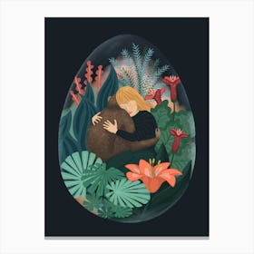 In Love with Animals and Nature Canvas Print
