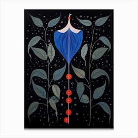 Bluebell 2 Hilma Af Klint Inspired Flower Illustration Canvas Print