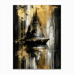 Castle On The Water Canvas Print