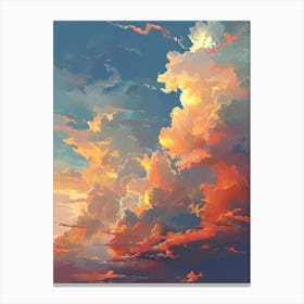 Sunset Clouds Canvas Print