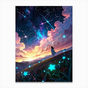 Starry Night Sky 18 Canvas Print