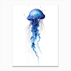 Jellyfish Watercolor Painting 3 Canvas Print