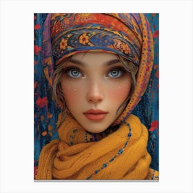 Islamic Girl Canvas Print