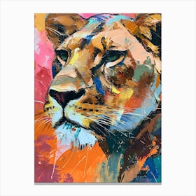 Lion Portrait 5 Canvas Print