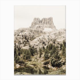 Mountain Peak Forest Canvas Print