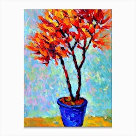 House Plant Matisse Inspired Flower Canvas Print