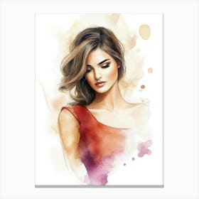 Beautiful Woman 1 Canvas Print