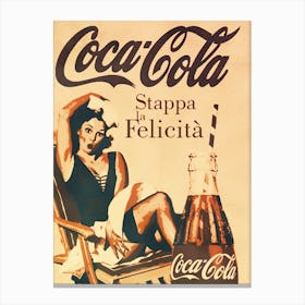 Coca Cola Canvas Print