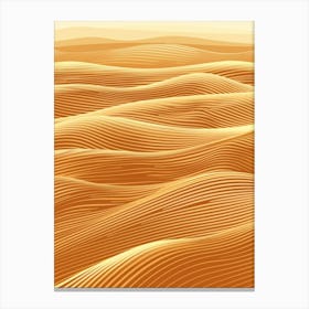 Desert Sand Canvas Print