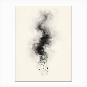 Smoke And Music Canvas Print