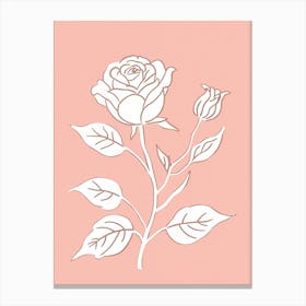 Pink Rose Canvas Print