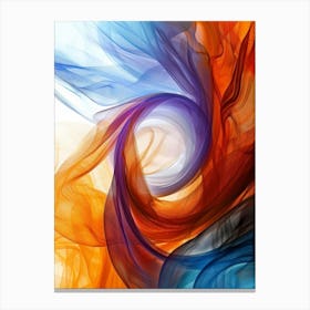 Abstract Swirls 2 Canvas Print